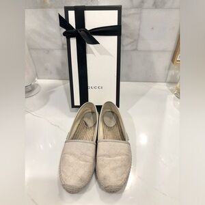 Gucci Espadrilles - Beige Canvas